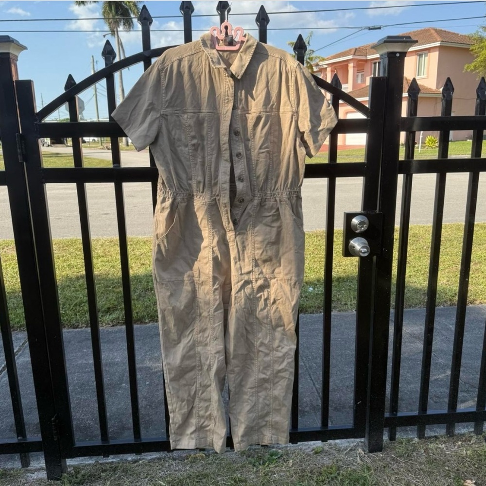 Stylish Tan Jumpsuit
